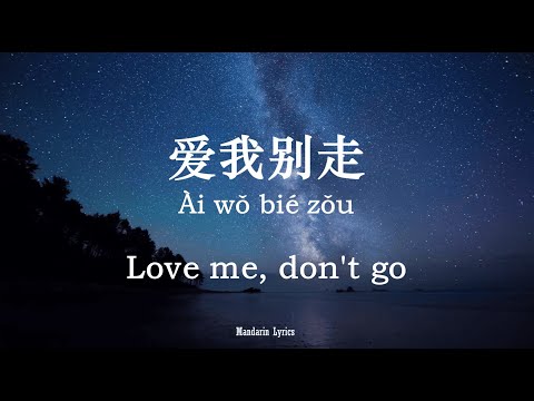 愛我別走 Ài wǒ bié zǒu (Love me,don’t go) - 張震嶽 A-Yue (Lyric + Pinyin + Eng Sub) – Traditional Character