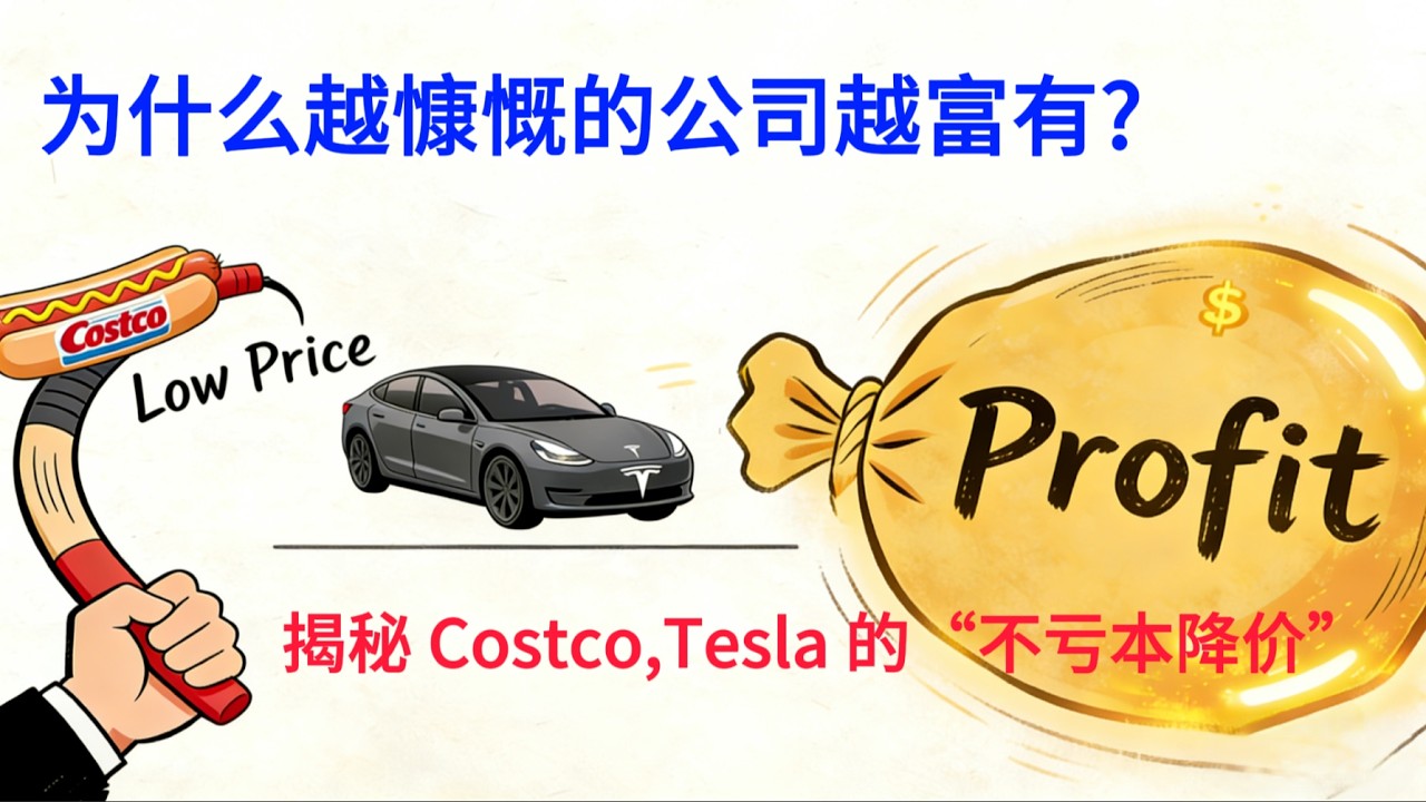 为什么越慷慨的公司越富有？揭秘 Costco 和 Tesla 的“不亏本降价”