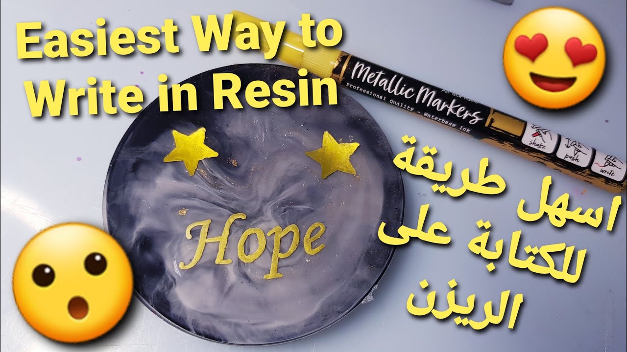 Writing on resin Clearance