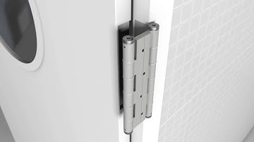 Justor -DA180 Double Action Spring Hinge installation