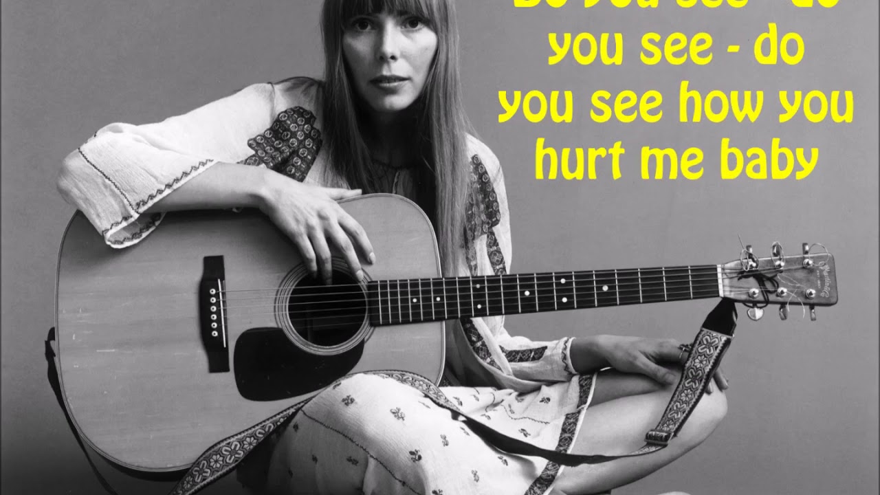 Joni Mitchell All I Want with lyrics YouTube