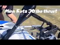 Minn Kota 30 lbs trolling motor on an Intex Excursion 5