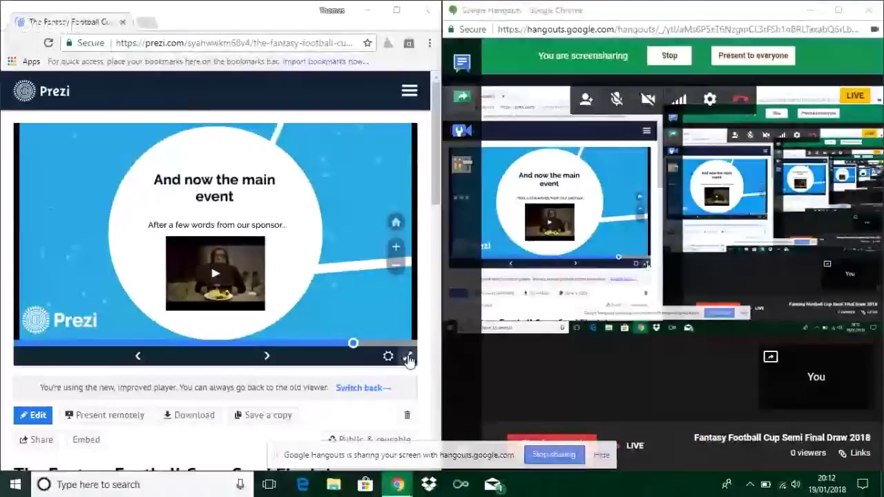 Fantasy Football Cup Semi Final Draw 2018 YouTube
