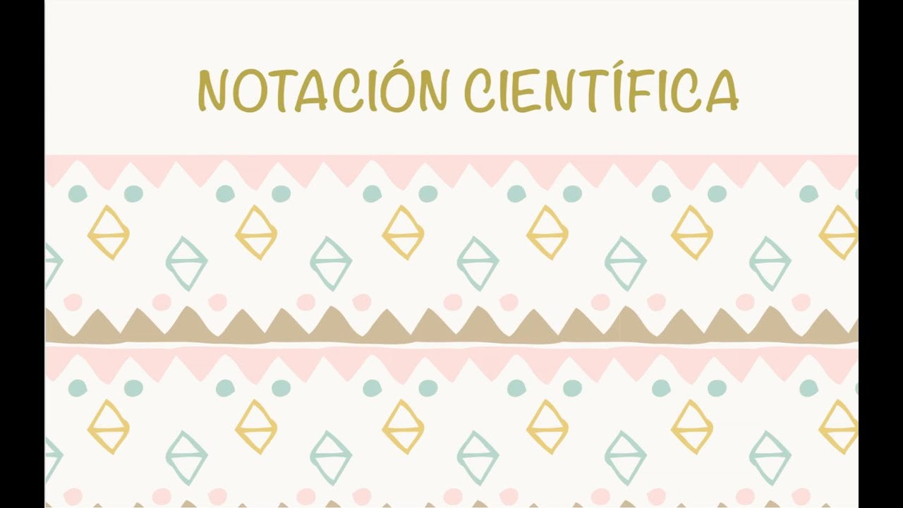 Notación científica