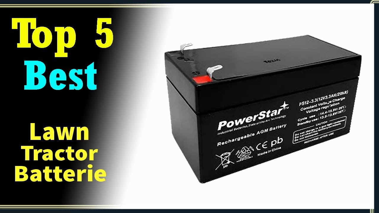Top 5 Best Lawn Tractor Batteries 2021 YouTube