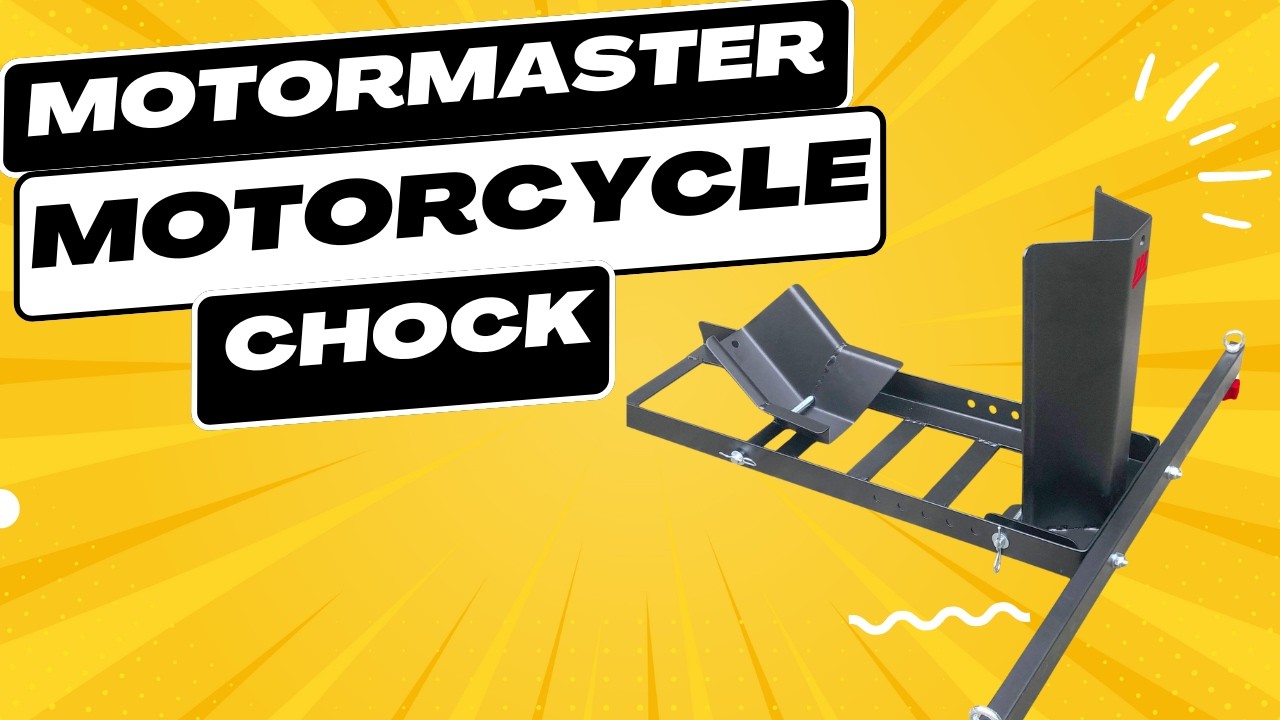 Review Motomaster Motorcycle Chock YouTube