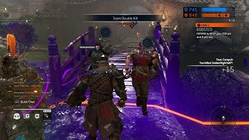 For Honor conqueror triple kill by catapult