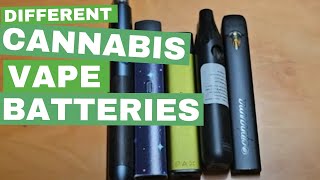 Some Different Cannabis Vape Batteries