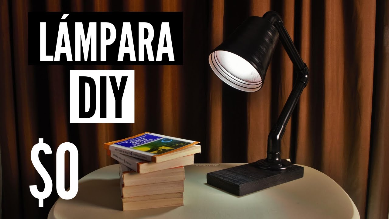 COMO HACER UNA LAMPARA DE ESCRITORIO / COMO HACER UNA LAMPARA CON PVC
