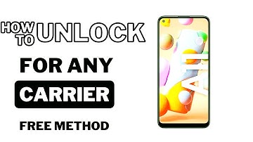 SIM Network Unlock Code for Samsung Galaxy A11