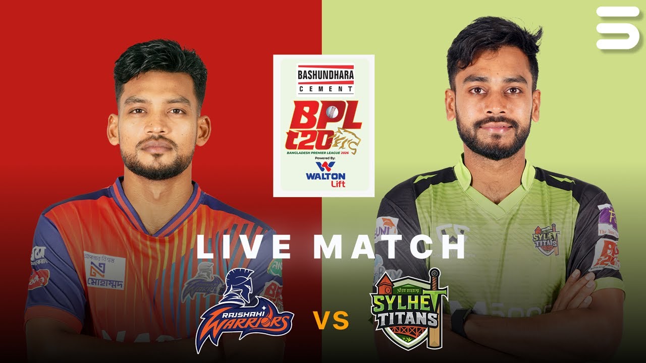 Live | Rajshahi Warriors vs Sylhet Titans | Match 26 | Bangladesh Premier League | M3Z1K