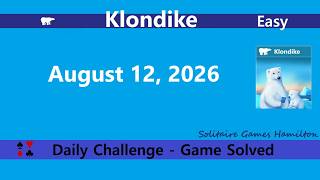 Microsoft Solitaire Collection | Klondike Easy - August 12, 2026 | Daily Challenges screenshot 5