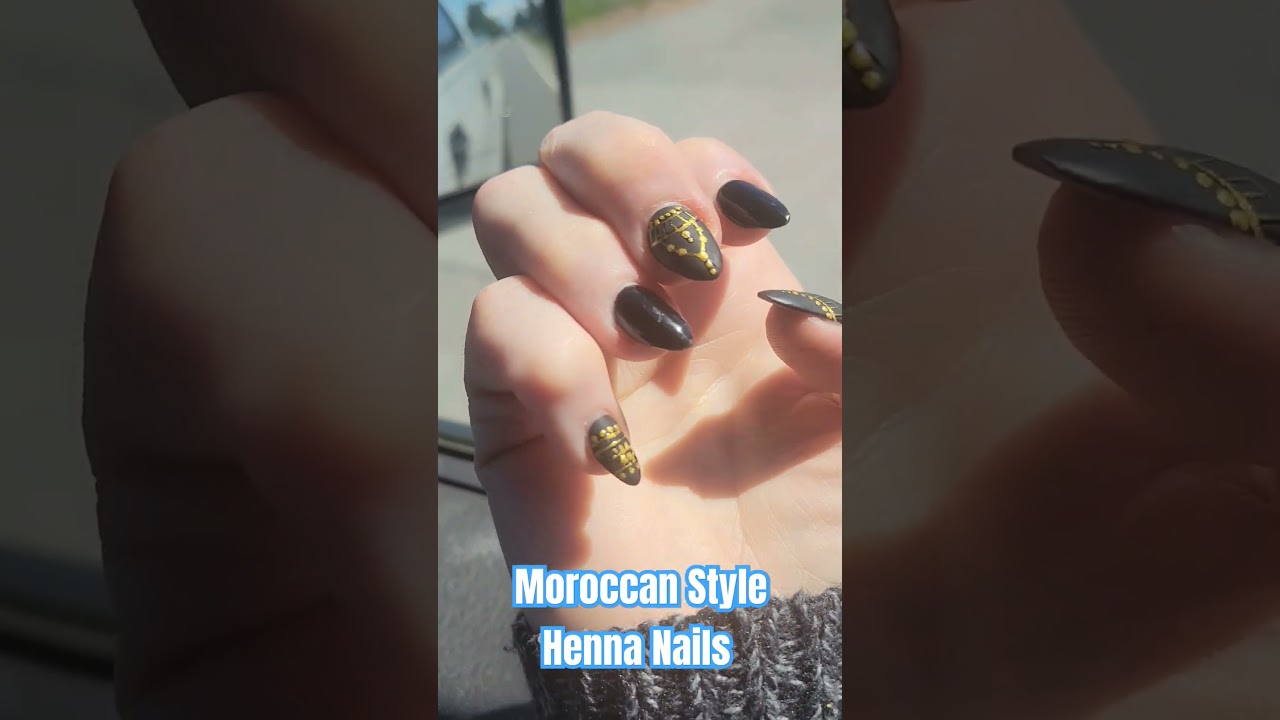 Road to Morocco/ Moroccan Henna Inspired Nails / Kitten Claws