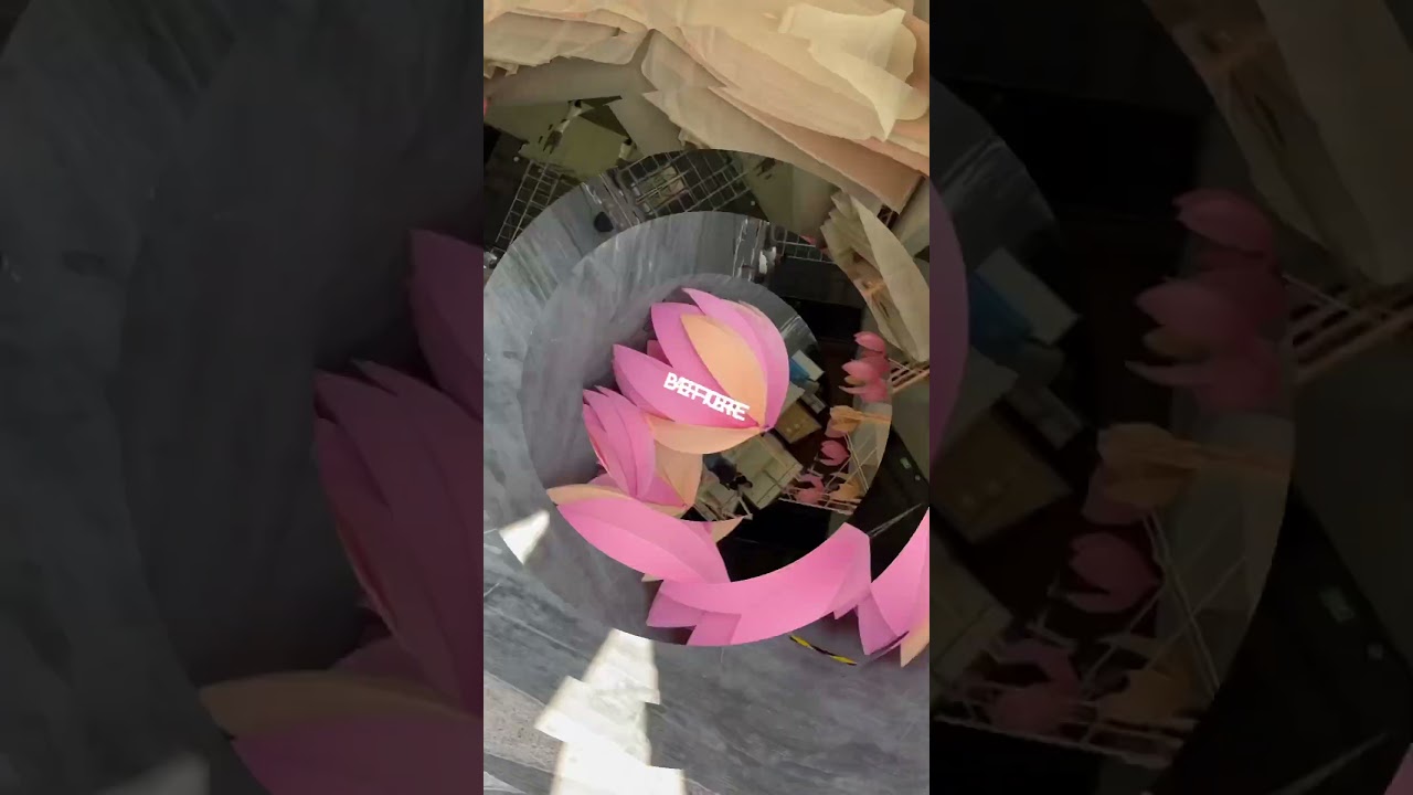 Pétalos sobre pista para la boda de Caty & Rolando 🩷🧡