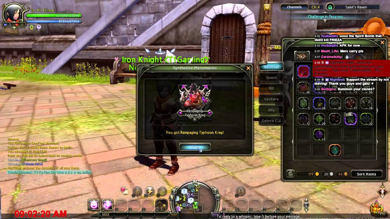Dragon Nest [NA] How to Make Unique/S Grade Mercenaries