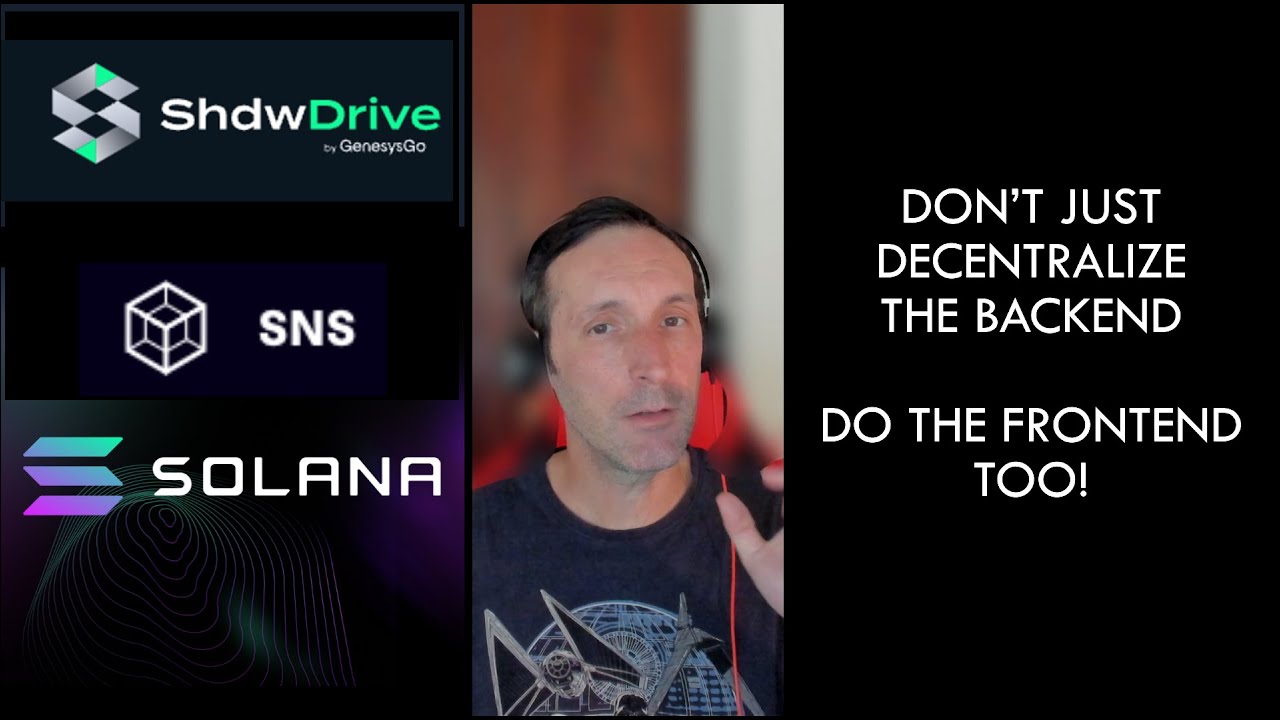 How to Decentralize Your Frontend Hosting with Solana – Shadow Drive   SNS