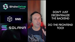 How to Decentralize Your Frontend Hosting with Solana – Shadow Drive   SNS