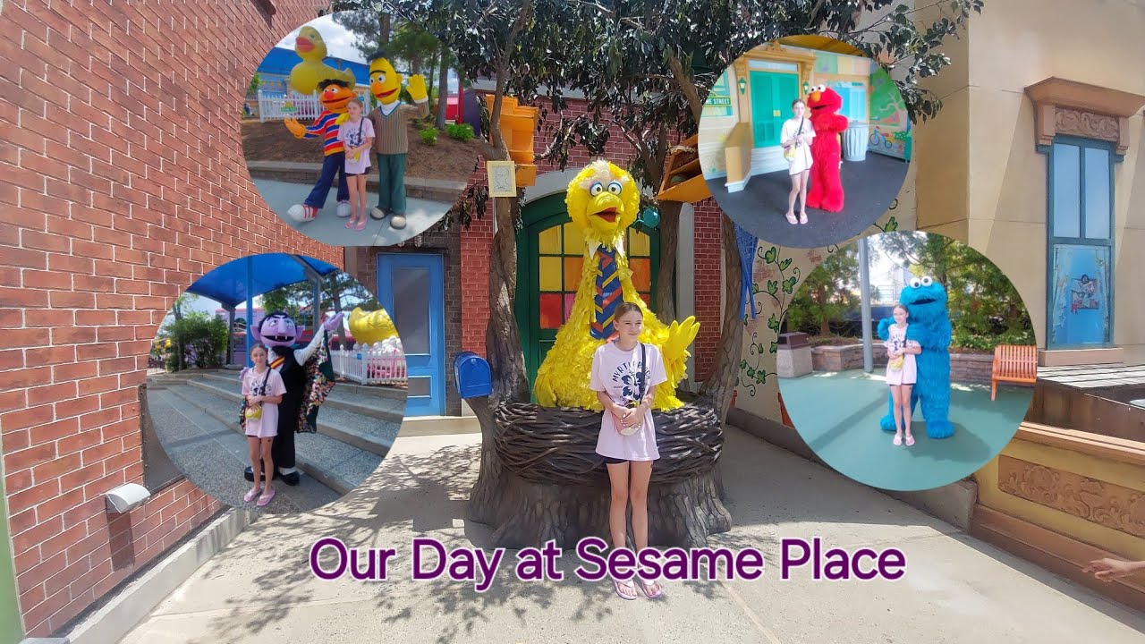 Наш день в «Sesame Place» | Знакомство с персонажами «Улицы Сезам» | День Пейдж, эпизод 27-й день