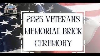 2025 Veterans Memorial Brick Ceremony