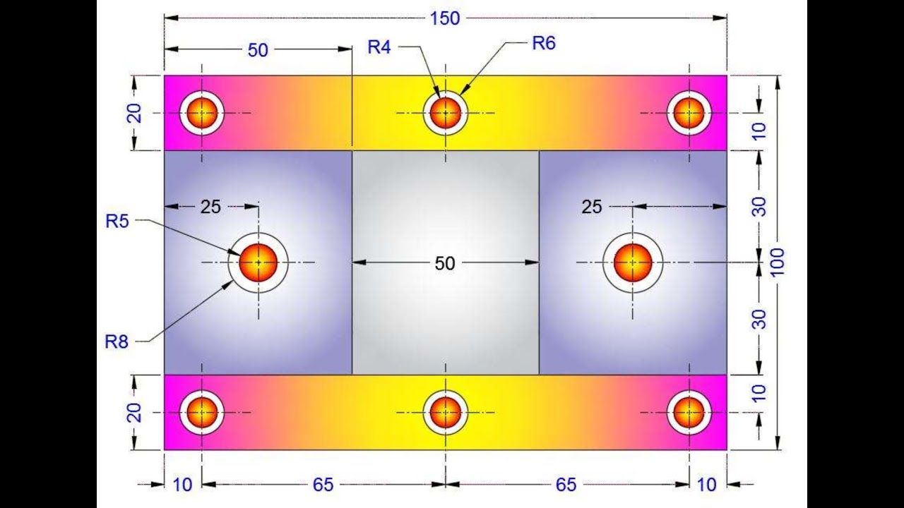 Упражнение 200 по SolidWorks 2D