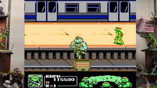 Dirtbag! Teenage Mutant Ninja Turtles 3 (NES) 4th level (subway) screenshot 4