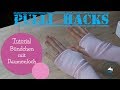 Bündchen mit Daumenloch nähen | Pulli Hacks | Handstulpen | Pulswärmer | Nähanleitung | mommymade