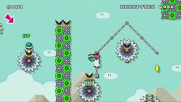 Clearing Kaizo : Double mid air. / Shell jump : x1, x2, x3,... (Super Mario Maker)