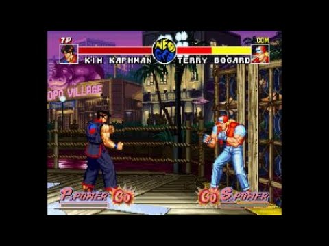 FATAL FURY real bout kim kaphwan combo 16 hits ( corner ) - YouTube