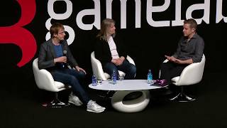#Gamelab2018 - Amy Hennig and Mark Cerny along the History of Games with Geoff Keighley
