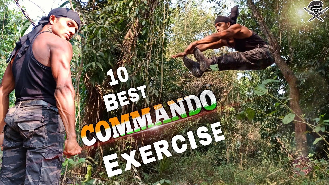 10 Best Commando Training Exercise  Commando Workout   Army nagar  