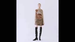 molliolli Lun Eco Fur Vest [Sand]