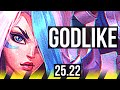XAYAH & Rell vs JINX & Alistar (ADC) | Godlike | KR Master | 25.22