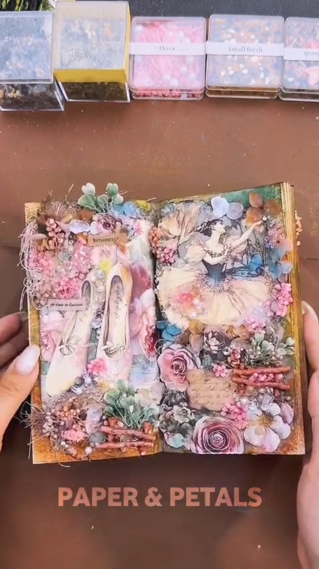 A Beautiful Vintage Ballerina Junk Journal Come to Life