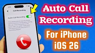 Automatische Anrufaufzeichnung für iPhone iOS 26 screenshot 3