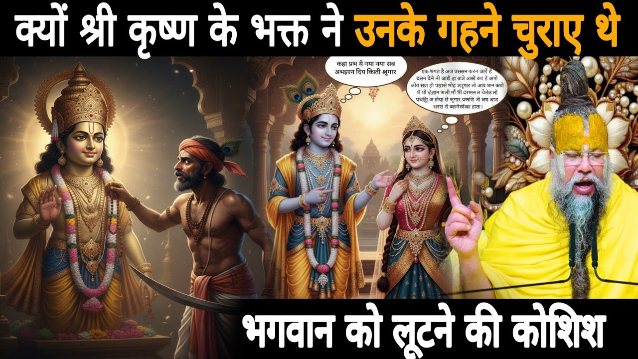 क्या कारण था कि श्री कृष्ण जी के भक्त ने उन्हींको ही लूट लिया था?