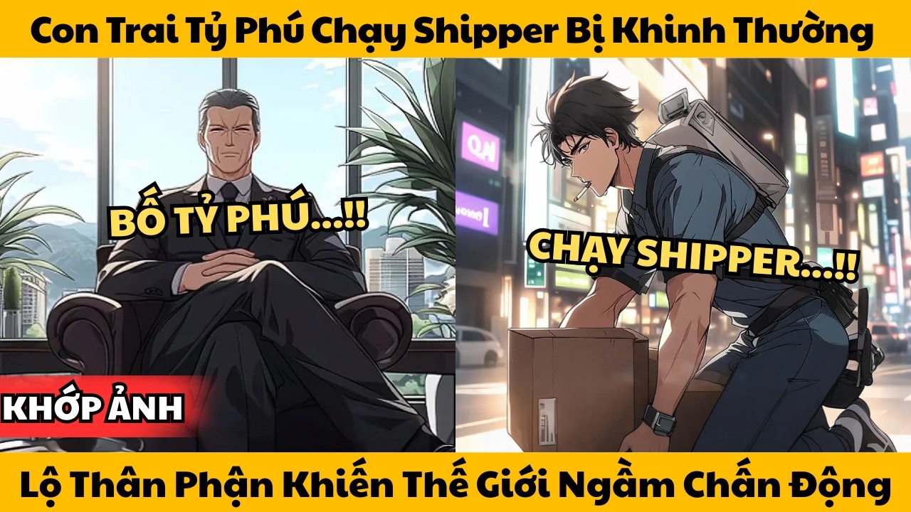 Thiếu Gia Nghìn Tỷ Làm Shipper Bị Khinh Thường - Khi Lộ Thân Phận Giới Giang Hồ Phải Chấn Động!!