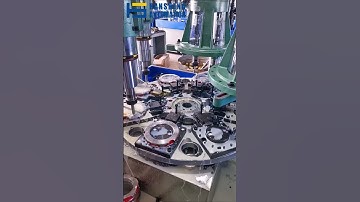 Rotary table automatic drilling, chamfering and tapping machine#machine#manufacturing #cnc #factory
