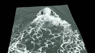 Houdini  water simulation test