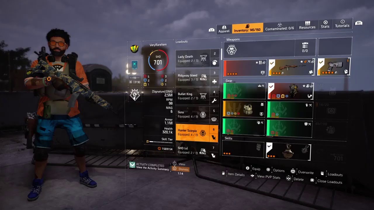 The Division 2: Lincoln Memorial - Road to DPS Build on Heroic PS4