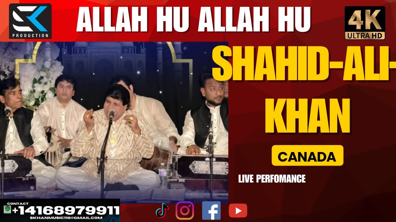Allah hu allah hu.. live perfomance.. Shahid-Ali-khan.{Canada}.2025.‬SKhan music110@gmail.com ...