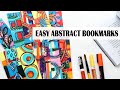 Make Some Easy Abstract Bookmarks!