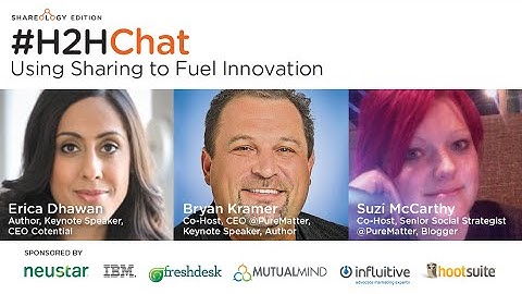 Replay: #H2HChat Using Sharing to Fuel Innovation with Erica Dhawan CEO @Cotential