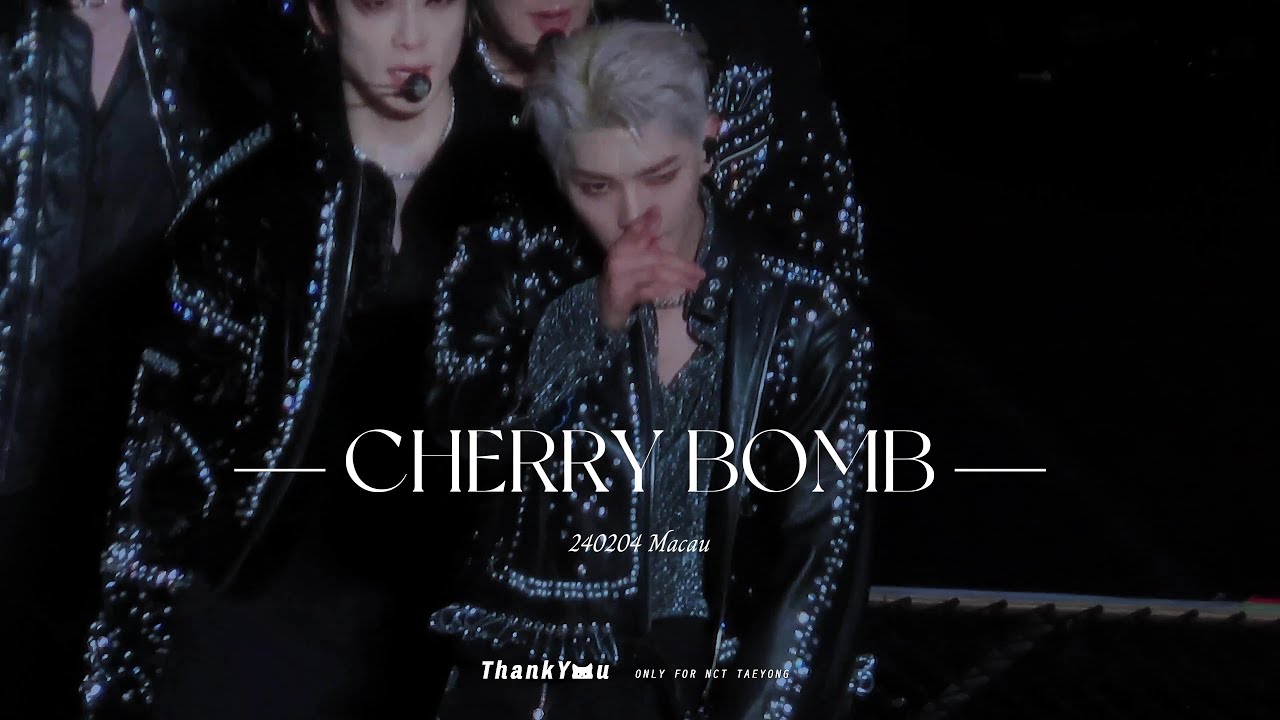 ❤Taeyong 태용 fancam Focus 4K❤ 240204 - cherry bomb🍒💥