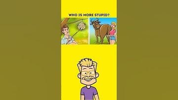 😂 who’s more stupid? 💀 #funnyshorts #puzzle #riddle #shorts #logic #detective