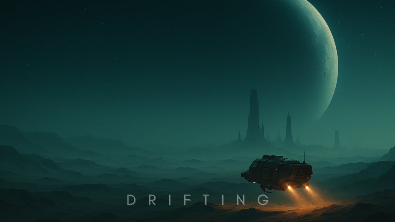 Drifting Beyond the Emerald Horizon | Deep Sci-Fi Ambient Soundscape