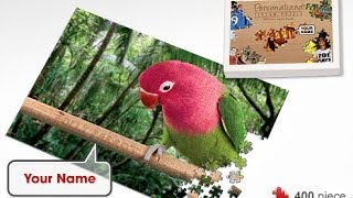Bird on Perch Jigsaw - Personalised Jigsaws screenshot 3