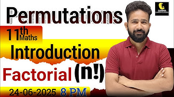 Permutations  | Chapter 16 Introductions Rd Sharma| factorial | Class 11 Maths |Maths by Ashwani sir