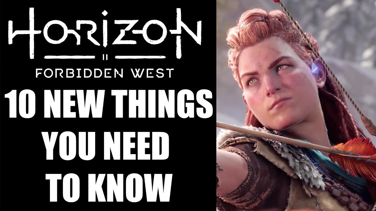 Horizon Forbidden West - 10 NEW Details You Need To Know