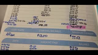 Detailed Debt Journey/Paying Off Affirm Profile