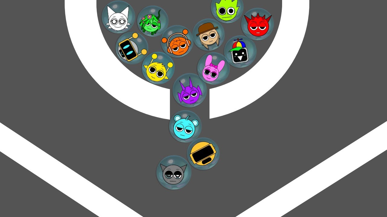 SPRUNKI Marble Race - Who will win